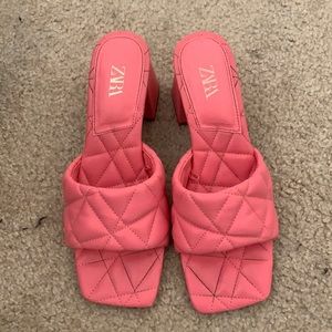 Pink Zara Heels